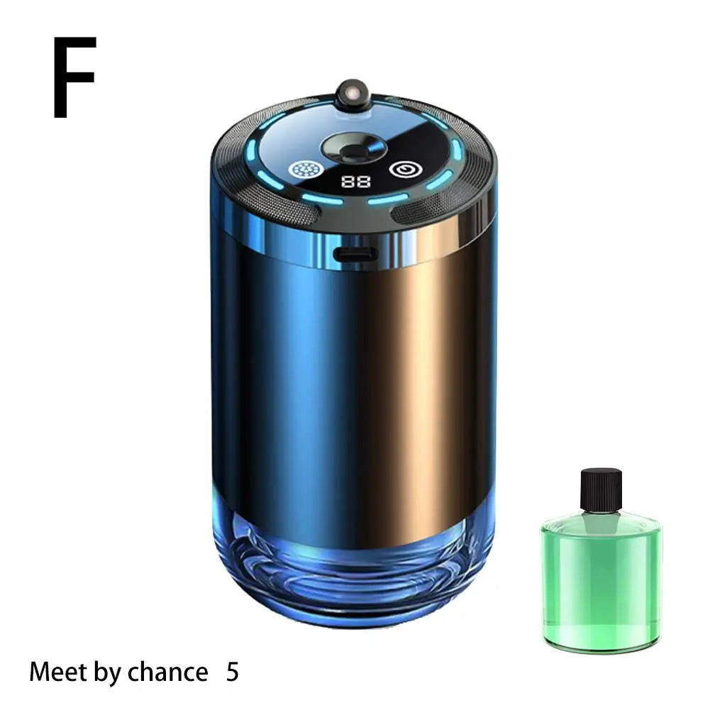 Smart Car Air Freshener, Rechargeable Car Aroma Diffuser
