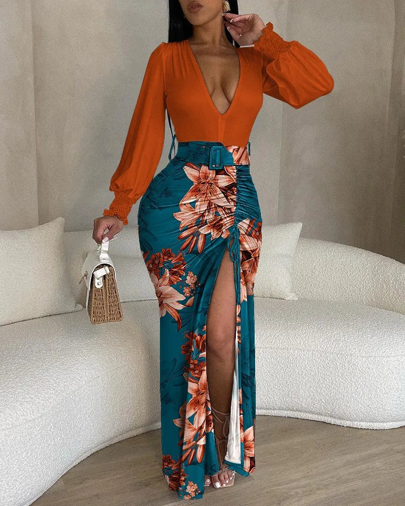 Sexy Deep V-neck Bodycon Dresses For Women