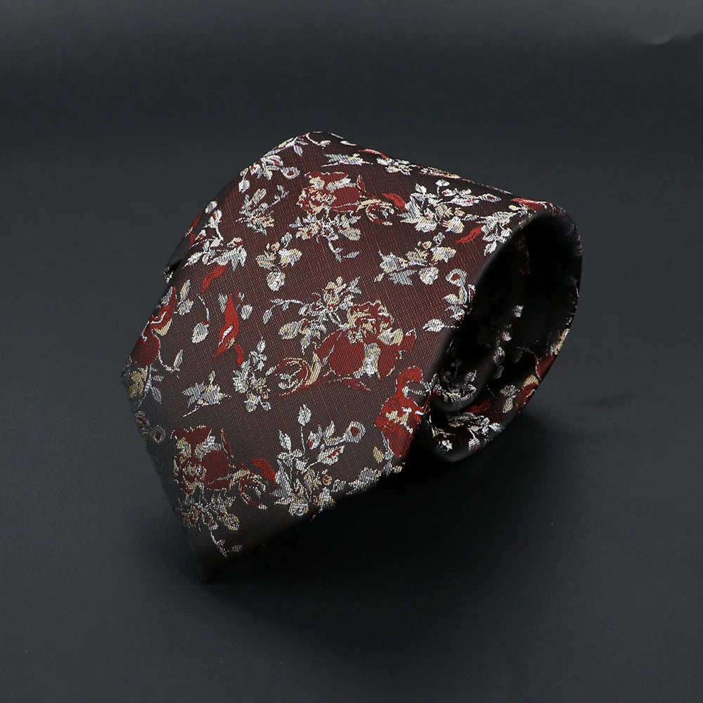 New Polyester Floral Tie For Men