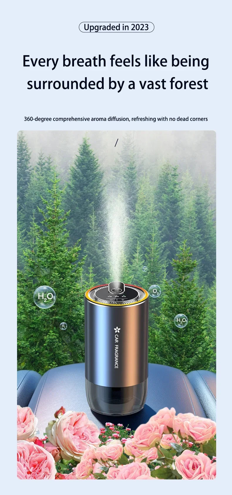 Car Air Freshener Smart Fragrance Diffuser