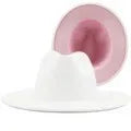 QBHAT Two-color Fedora Hat Men
