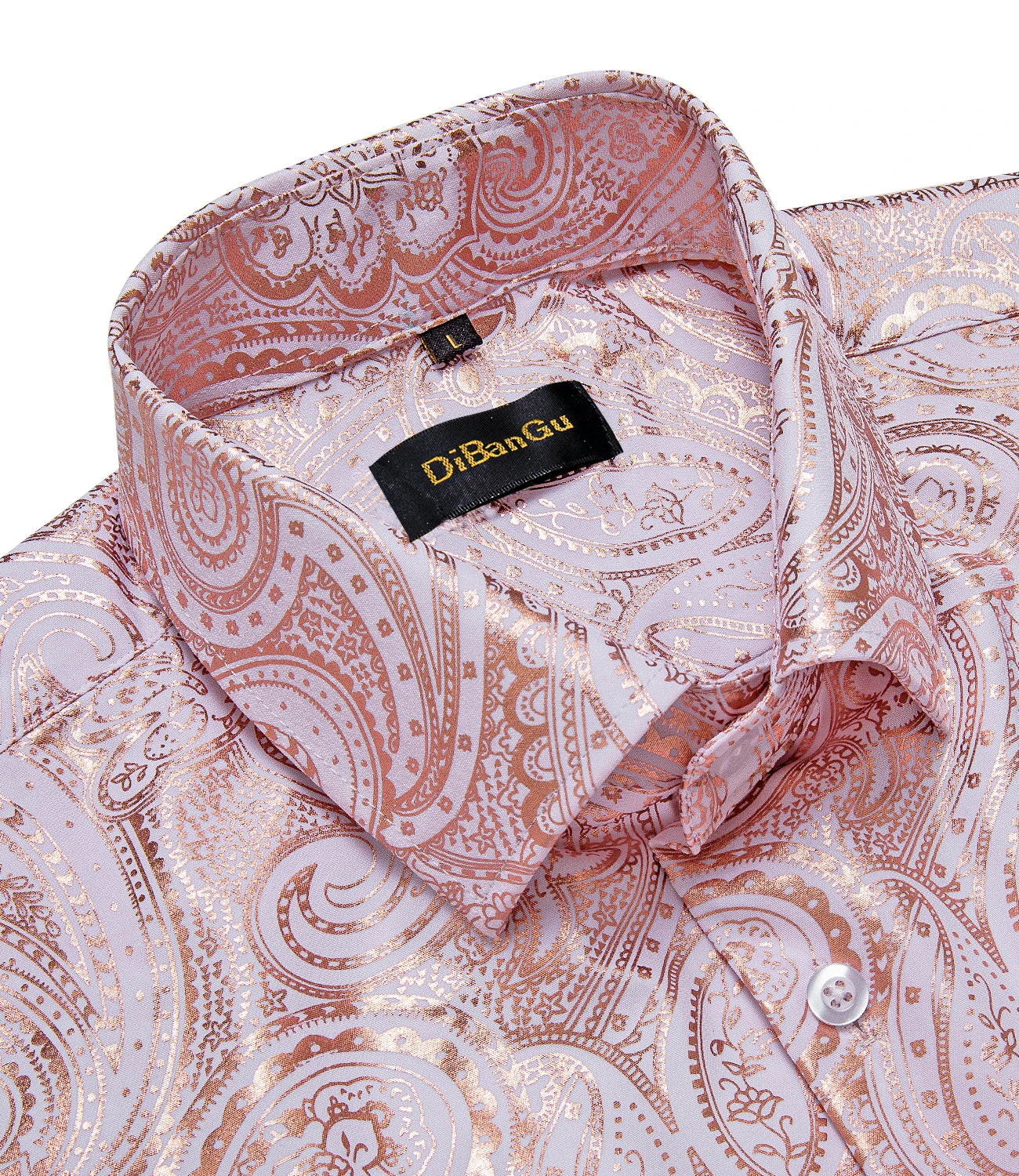 Luxury Gilding Paisley Shirts for Men