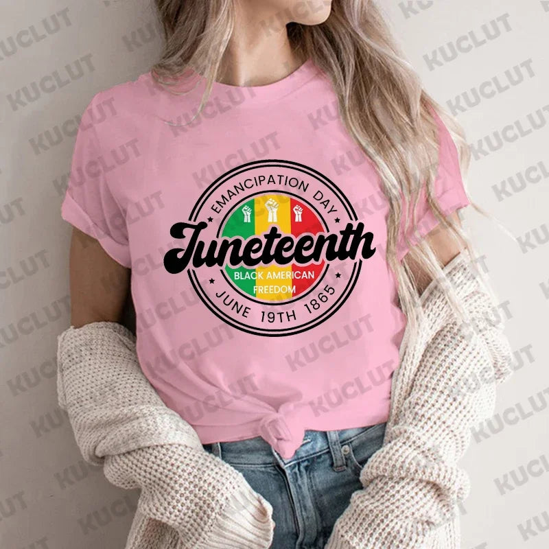 Juneteenth Shirt Emancipation Day T-shirt for Women