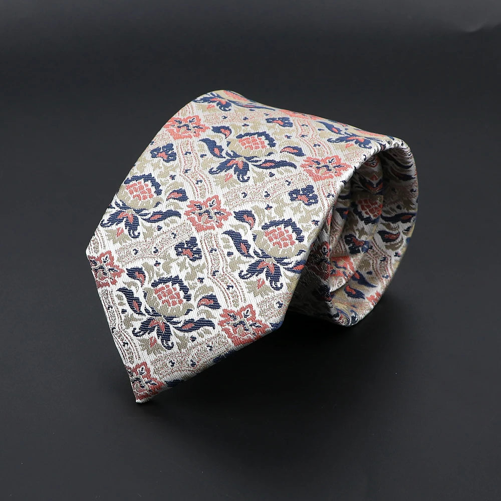New Polyester Floral Tie For Men