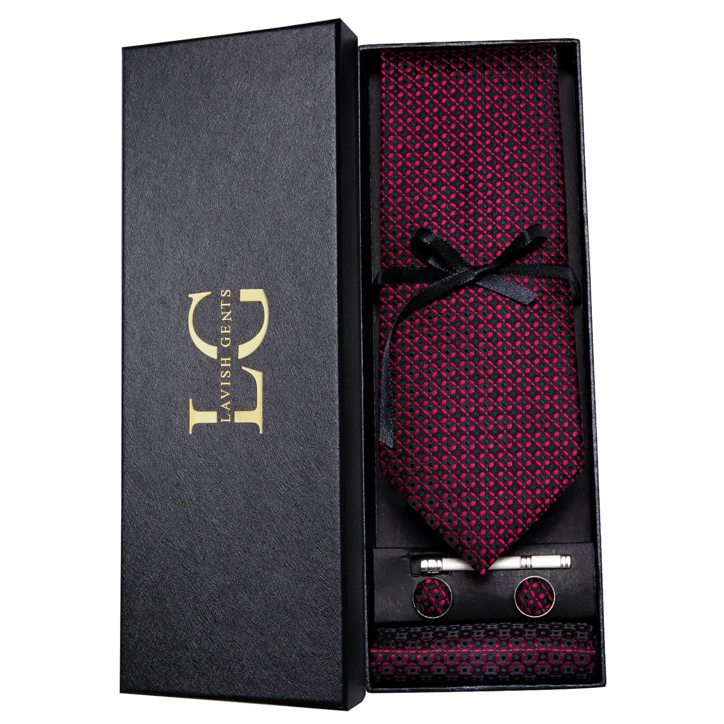 Hi-Tie Luxury Gift Box Classic Paisley Teal Green NeckTie