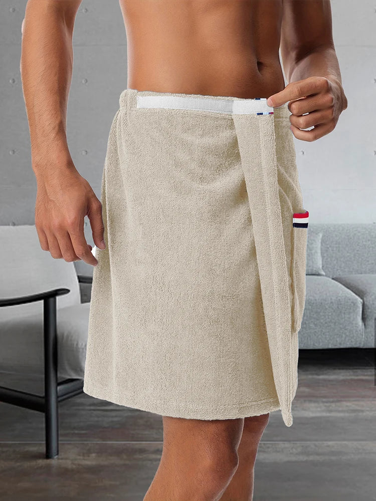 Men's Bath Robe TowelAdjustable