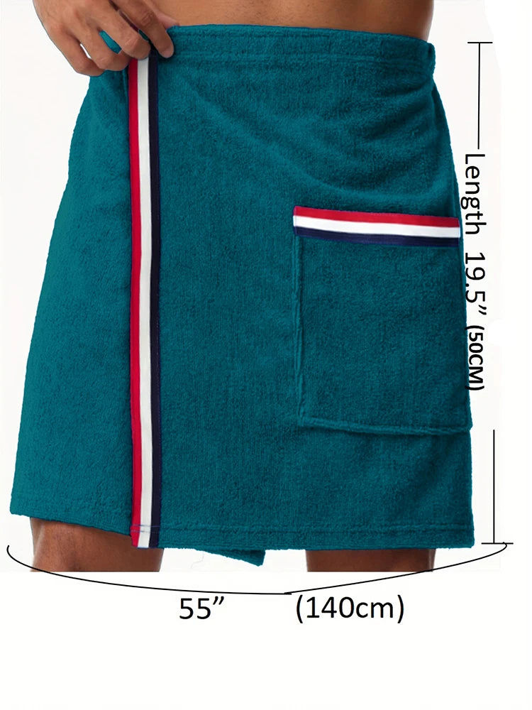 Men's Bath Robe TowelAdjustable