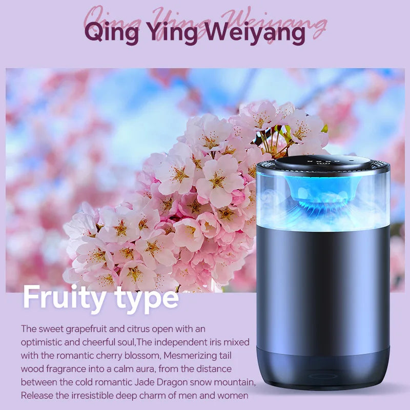 Smart Car Air Aromatherapy Diffuser Rechargeable Car Air Freshener