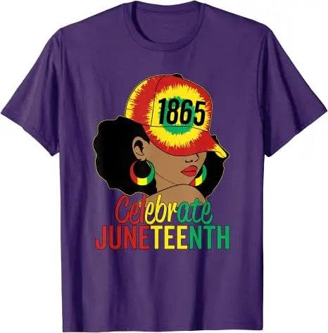 Juneteenth 1865 Celebrate Freedom Day African American Women T-Shirt