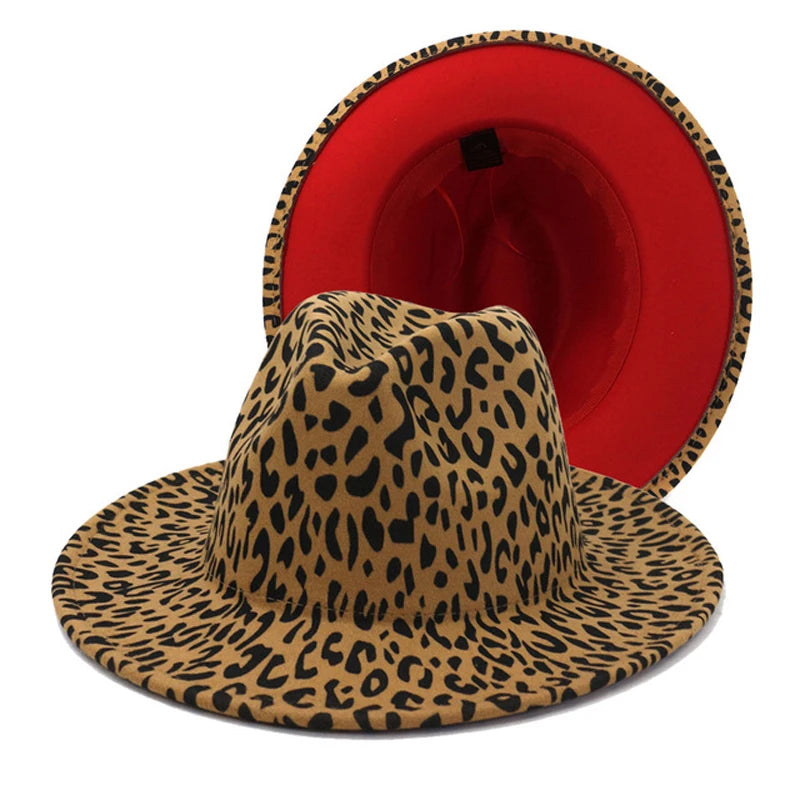 QBHAT Two-color Fedora Hat Men