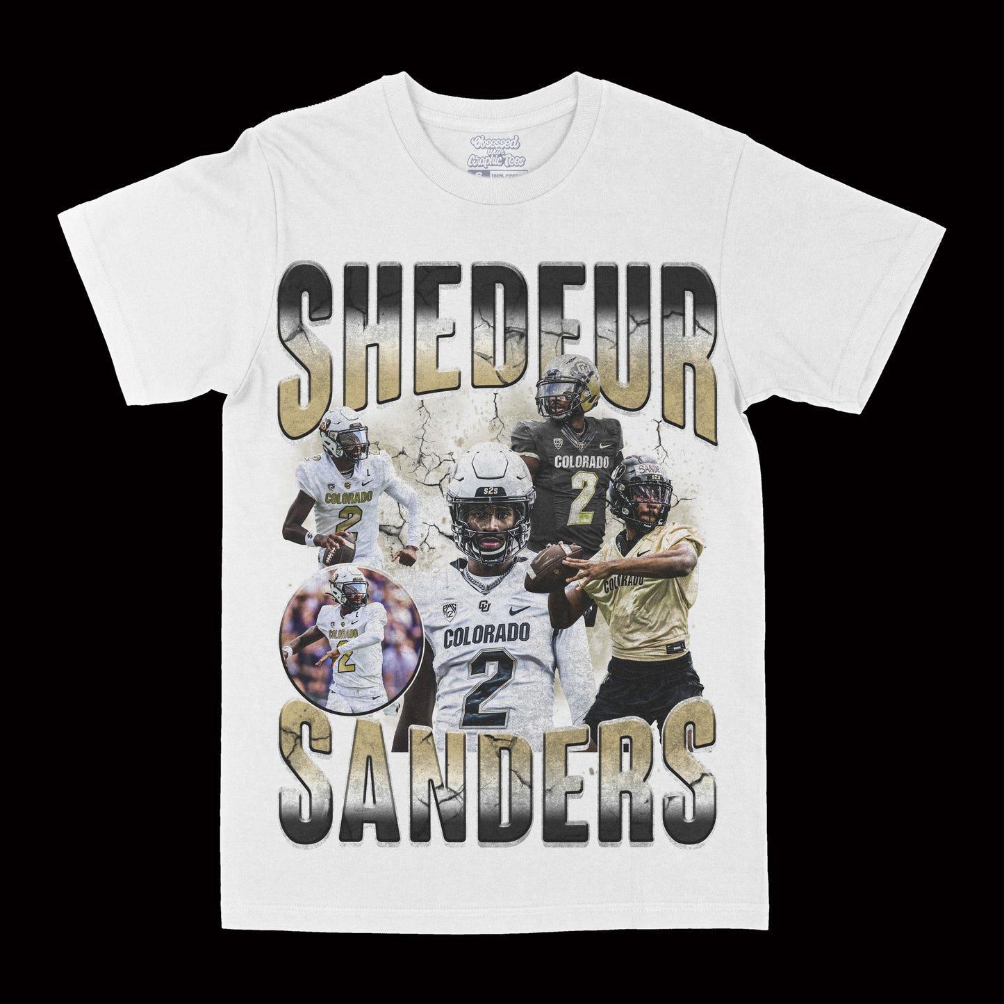 Shedeur Sanders Graphic Tee Obsessed with graphic tees