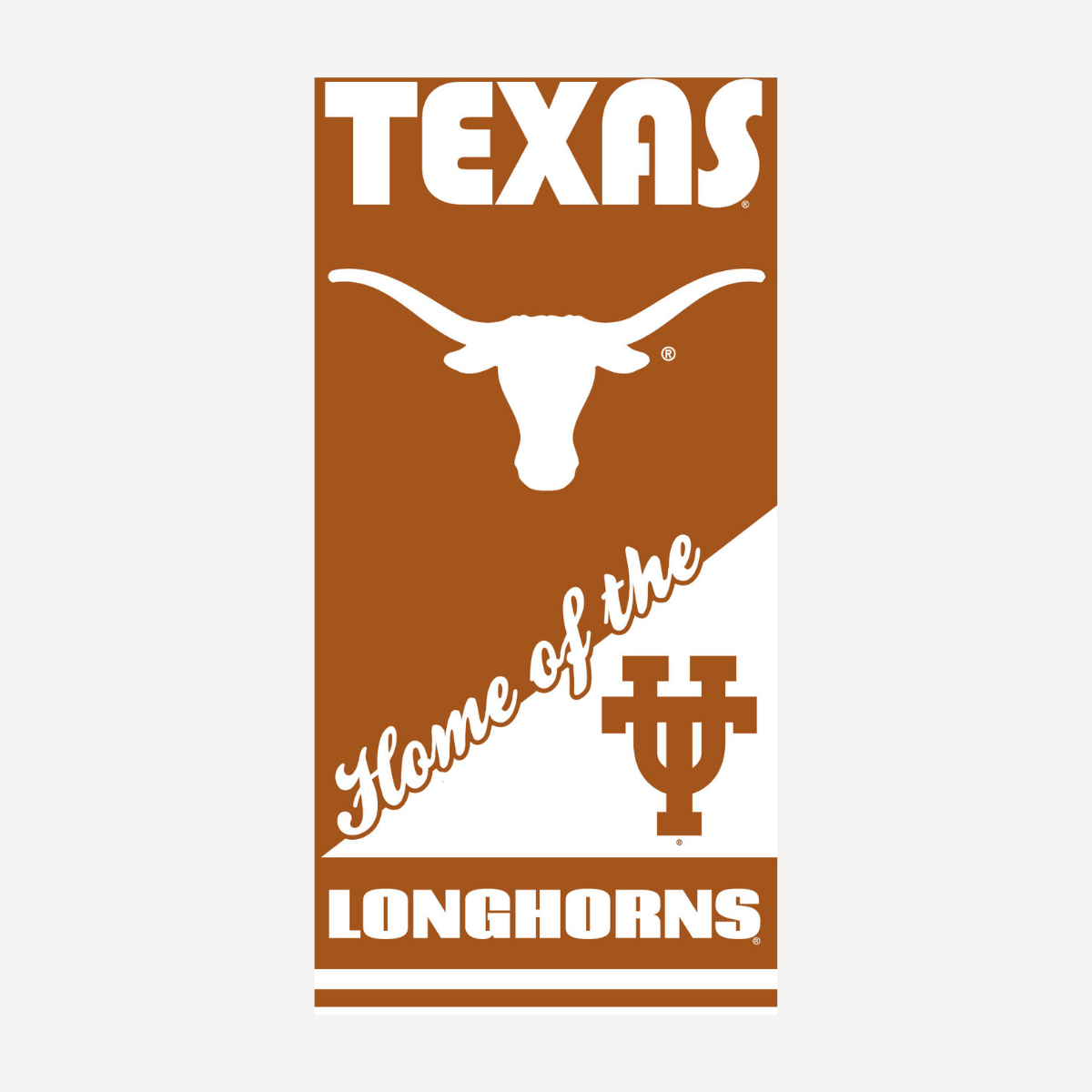 Texas Longhorns - Home Beach Towel Towels World