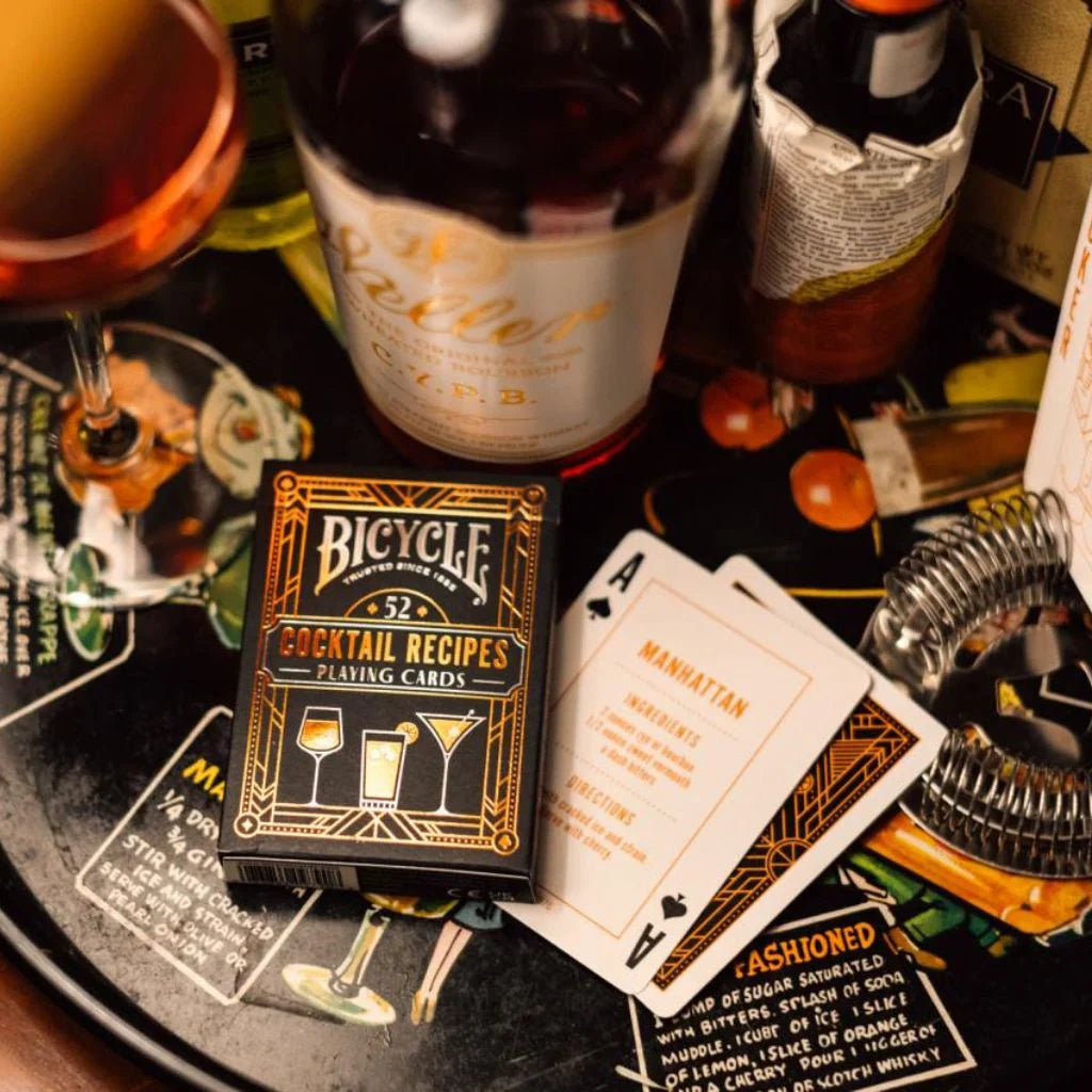 Bicycle Cocktail Recipes Playing Cards – 52 Classic Drinks Deck ClassicDecks