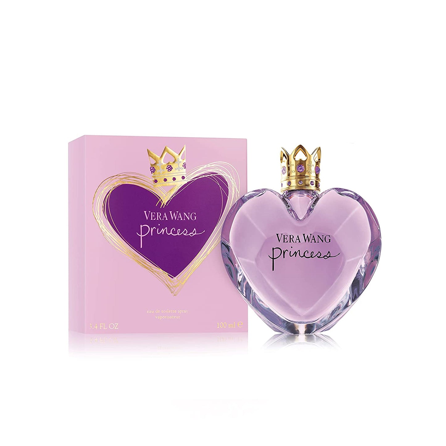 Vera Wang Princess Eau de Toilette Spray for Women, Vanilla, 3.4 Fl Ounce