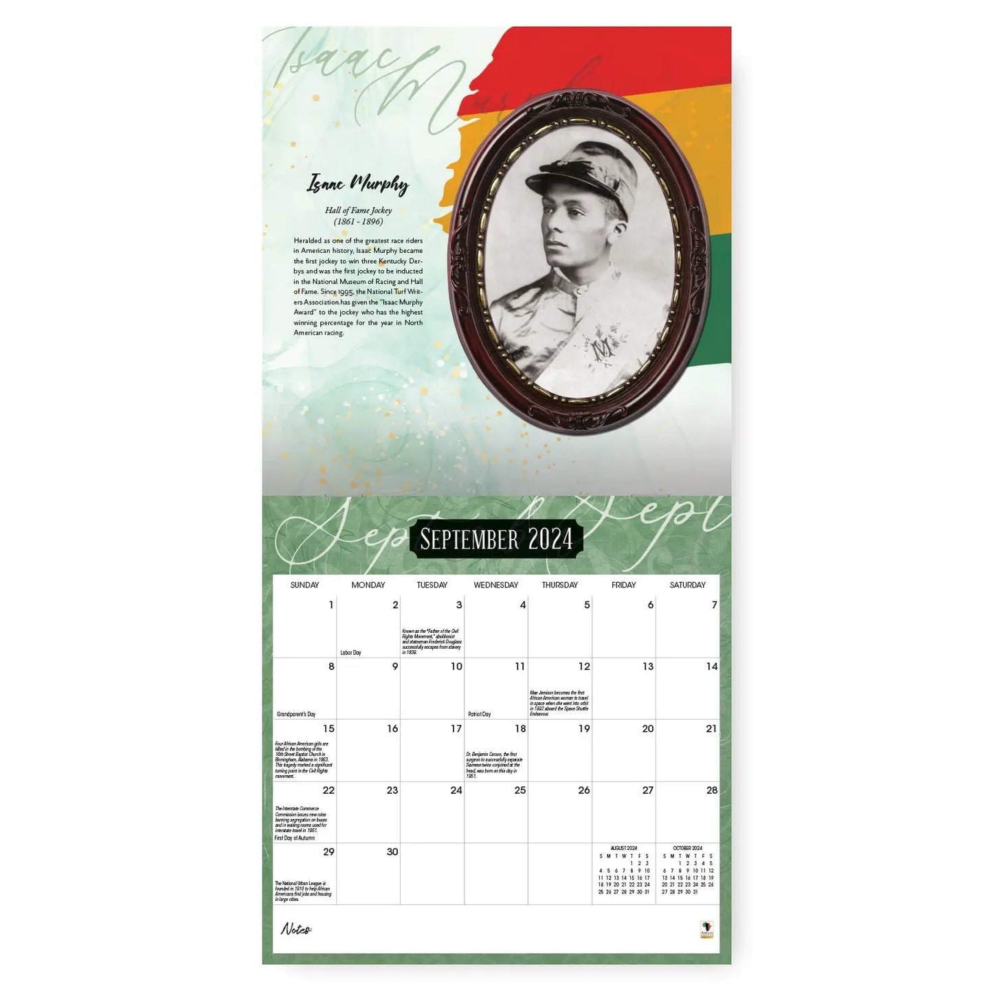 2024 Black History Wall Calendar FashionMojos.com