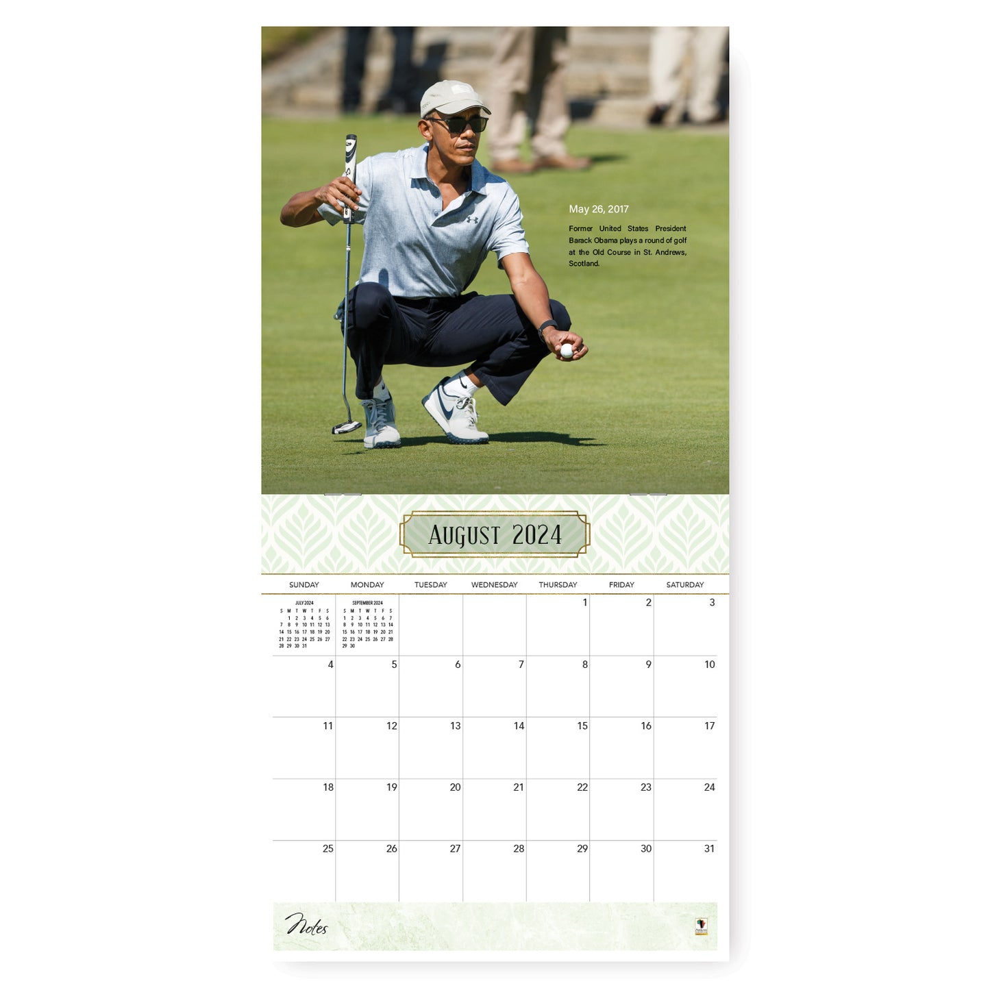 The Obamas 2024 Wall Calendar