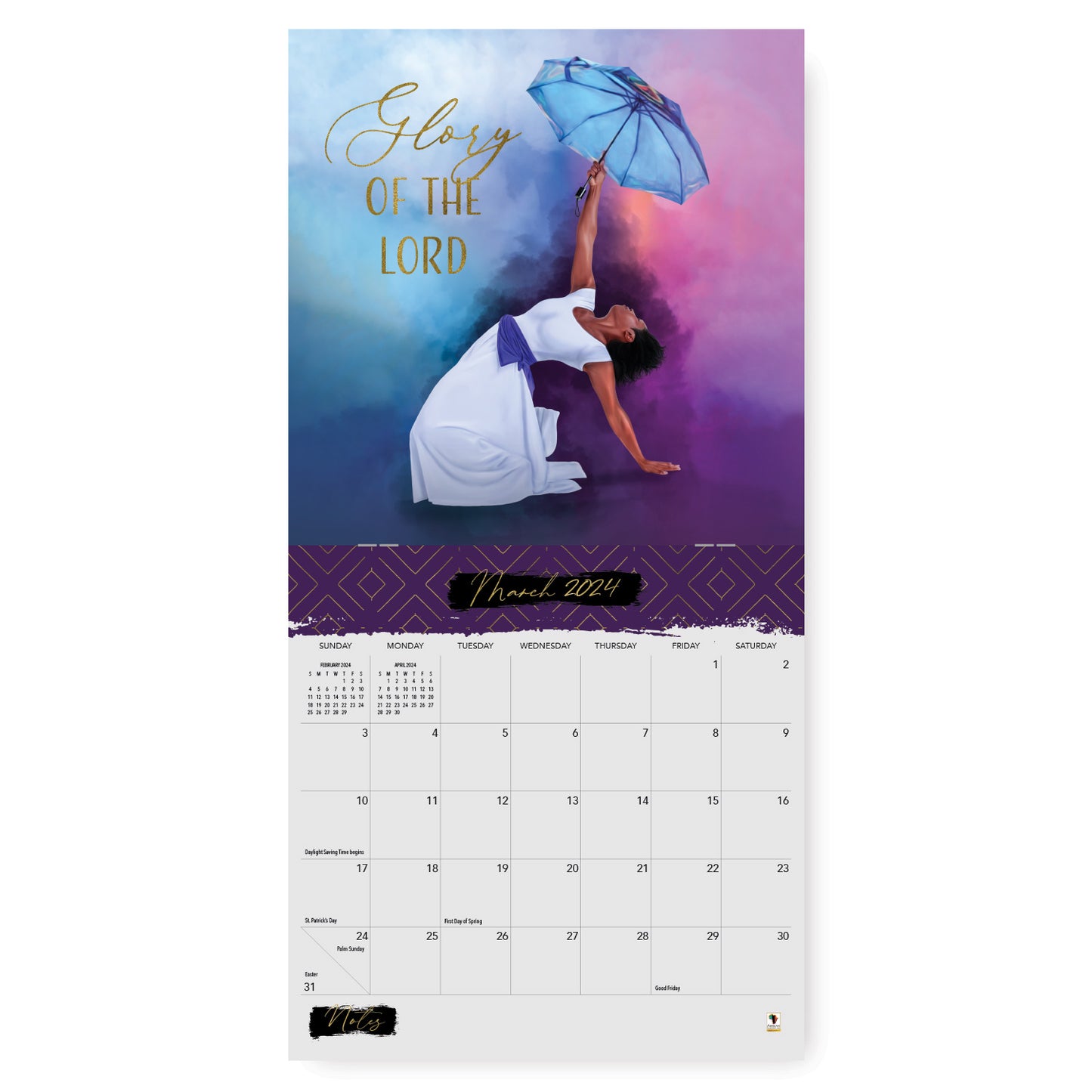 2024 Total Praise Wall Calendar