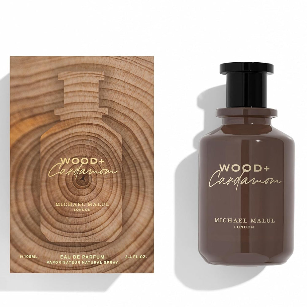 Michael Malul Wood + Cardamom Eau de Parfum for Men - 100ml | 3.4oz