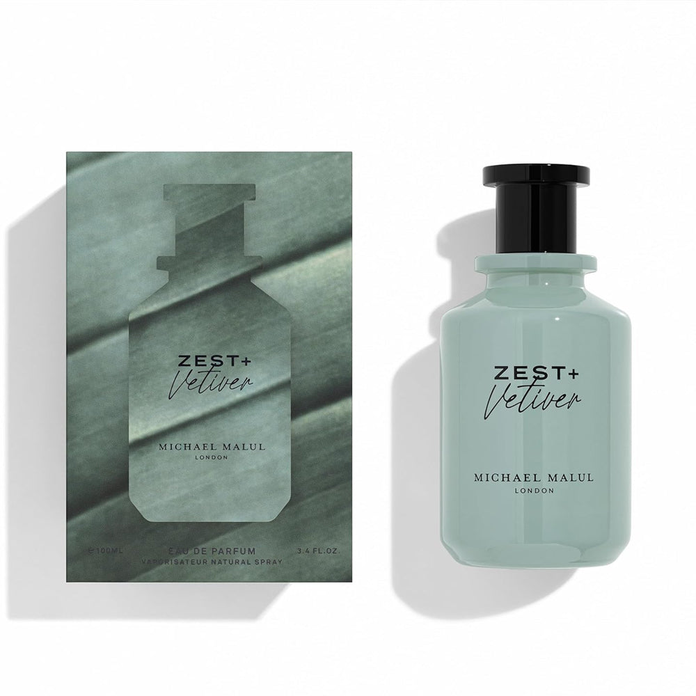 Michael Malul Zest + Vetiver Eau de Parfum for Men - 100ml | 3.4oz