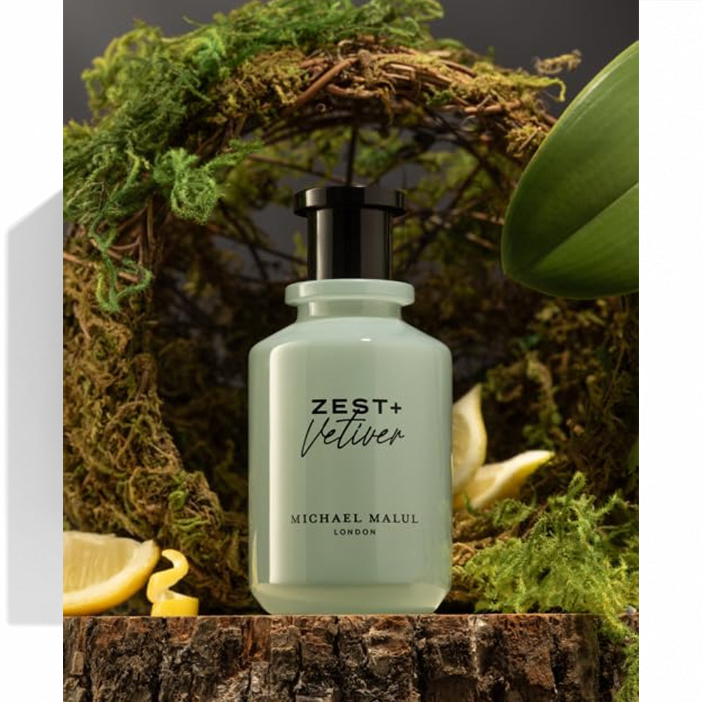 Michael Malul Zest + Vetiver Eau de Parfum for Men - 100ml | 3.4oz