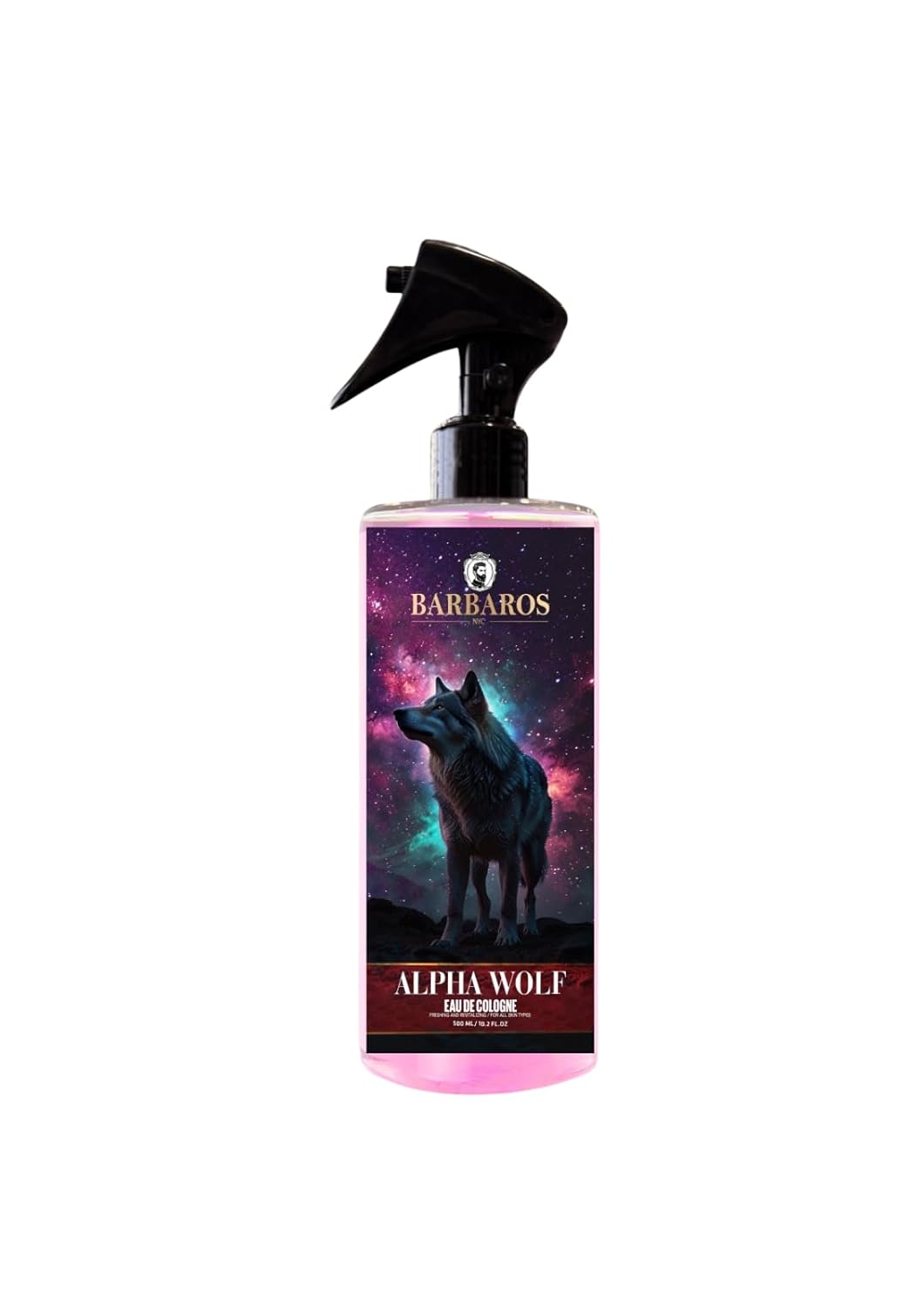 BARBAROS ALPHA WOLF AFTERSHAVE/COLOGNE 16.9OZ N.O.S. Barber Supply