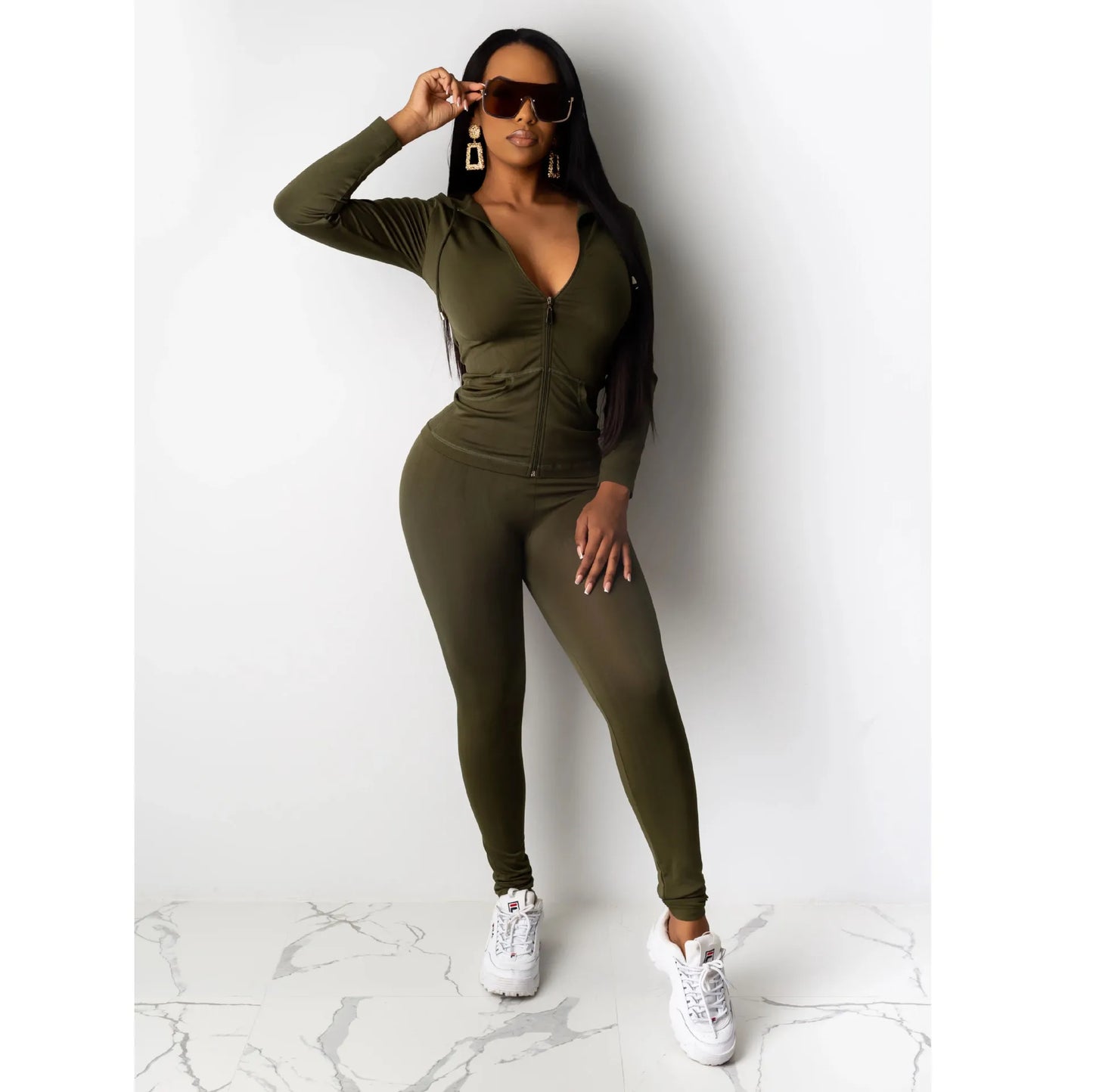 autumn two piece set women long sleeve
