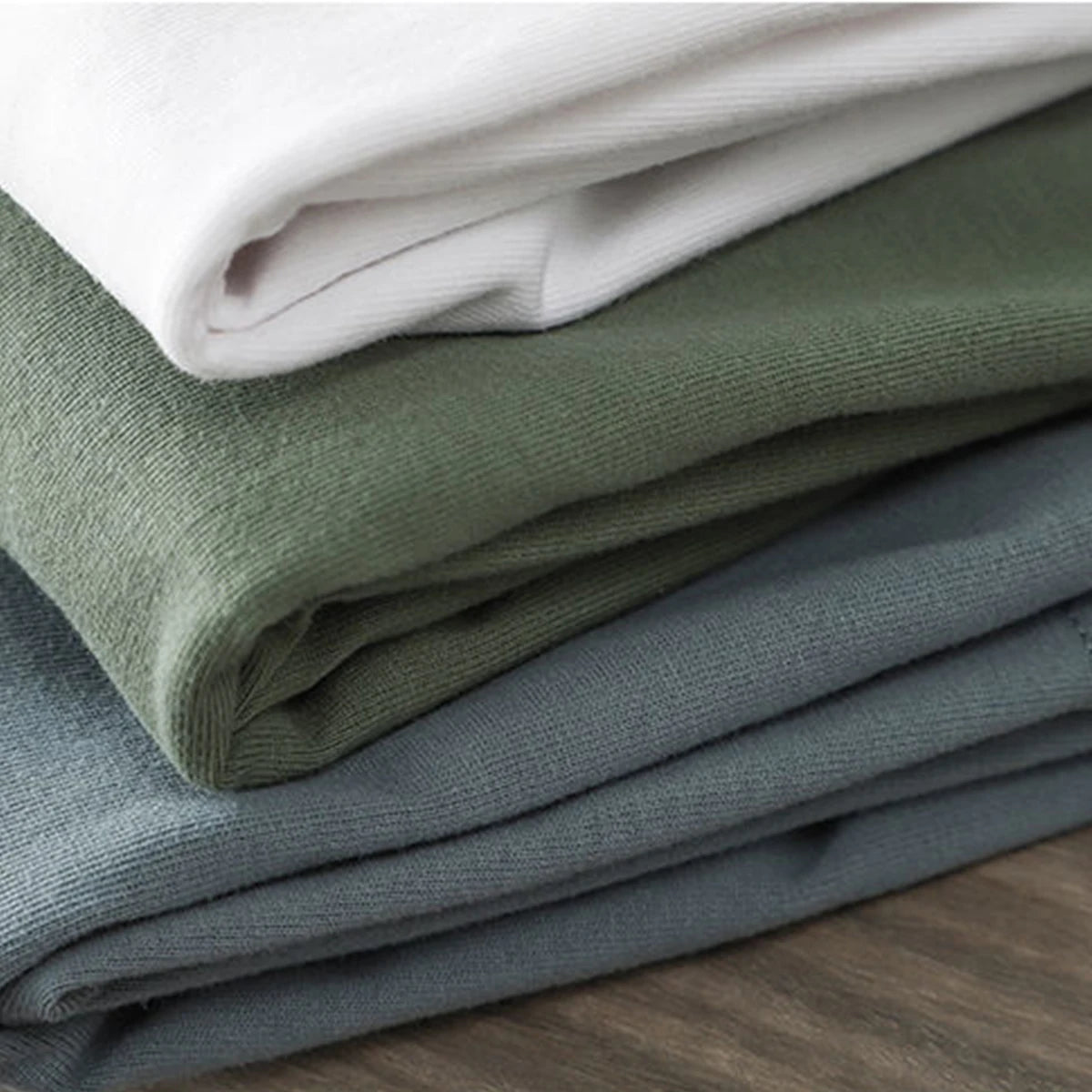 Short Sleeve Summer Cotton Tops Solid Color Casual Male Tee Shirts