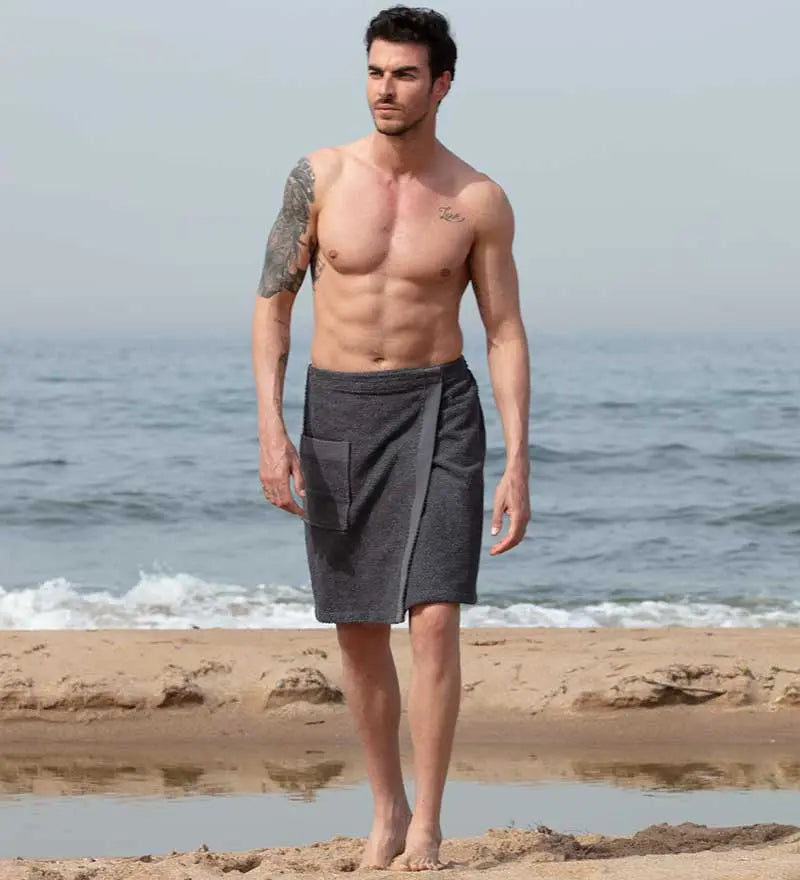 Men's Turkish Cotton Towel Wrap SEYANTE