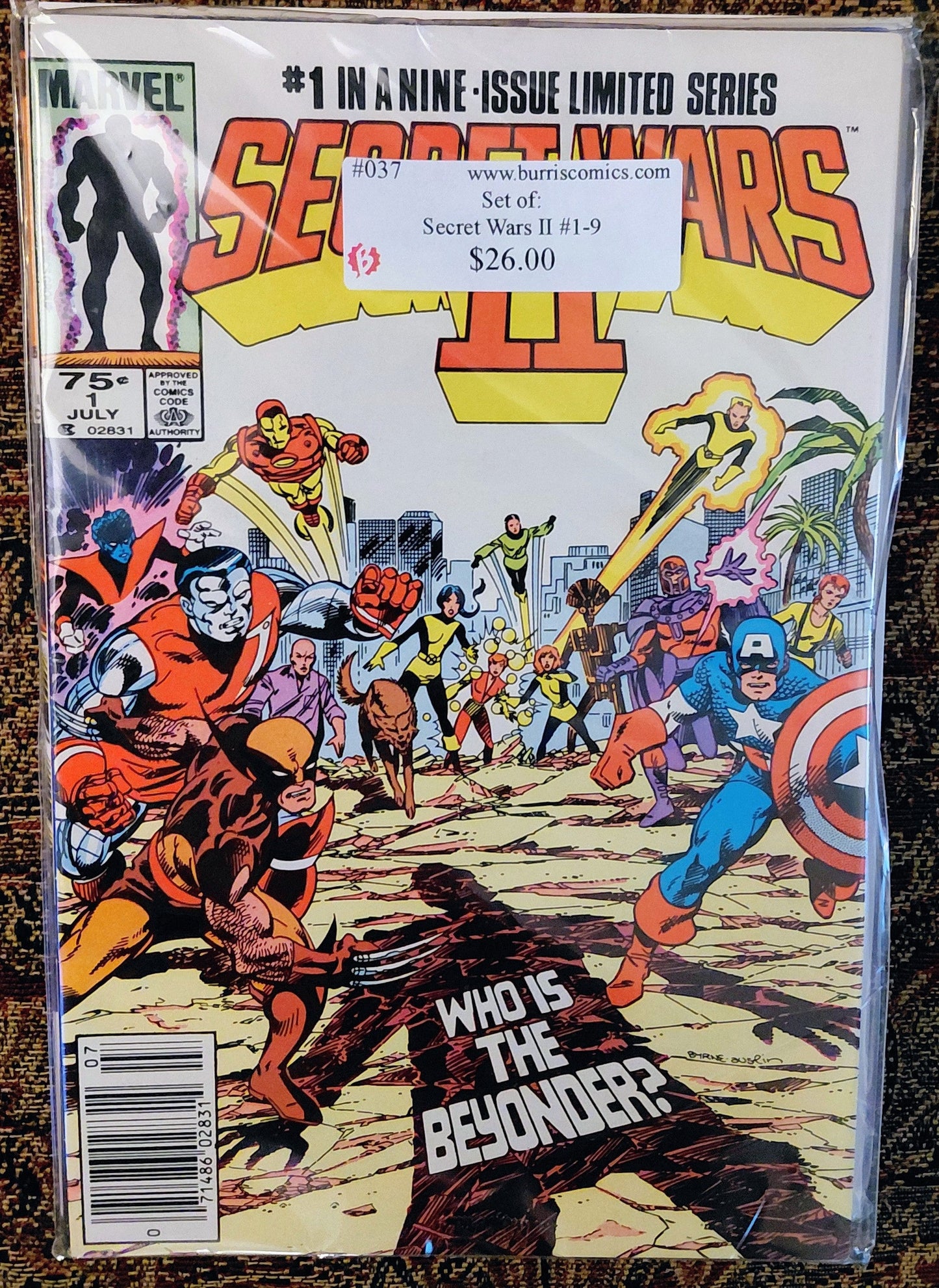 Comic Book Set: Secret Wars II #1-9, Marvel Comics burriscomics