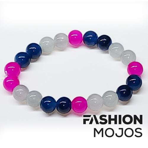 Pink and Blue Friend Bracelet