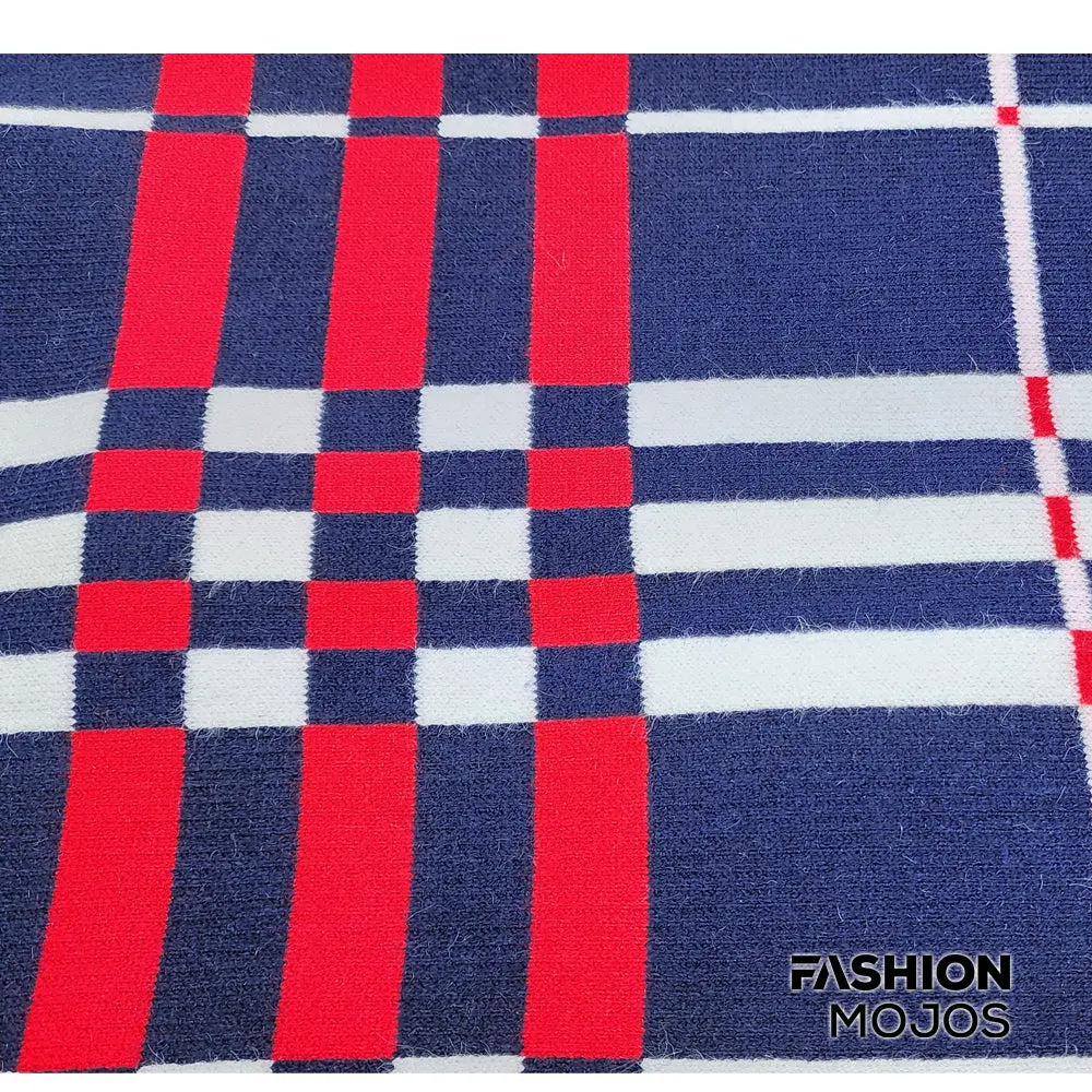 Women's Plaid Poncho with Sleeves Fazco Imports