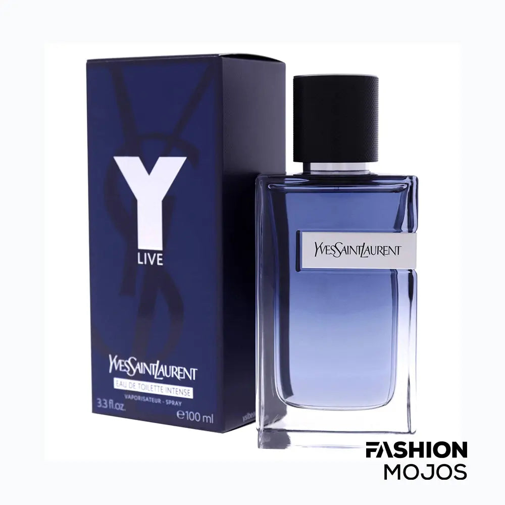 Yves Saint Laurent Y Live Intense Men EDT Spray, 3.3 Fl Oz Fashion Mojos