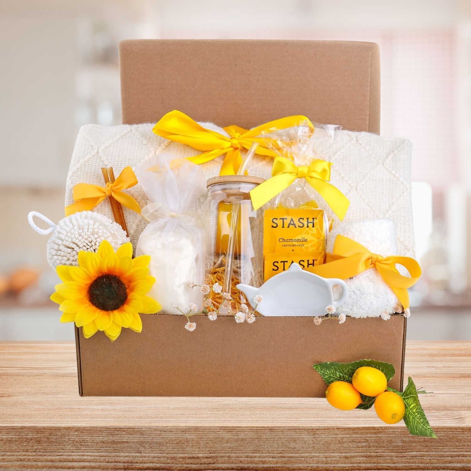 My Sunshine Self Care Gift Box Alder Creek Gift Baskets