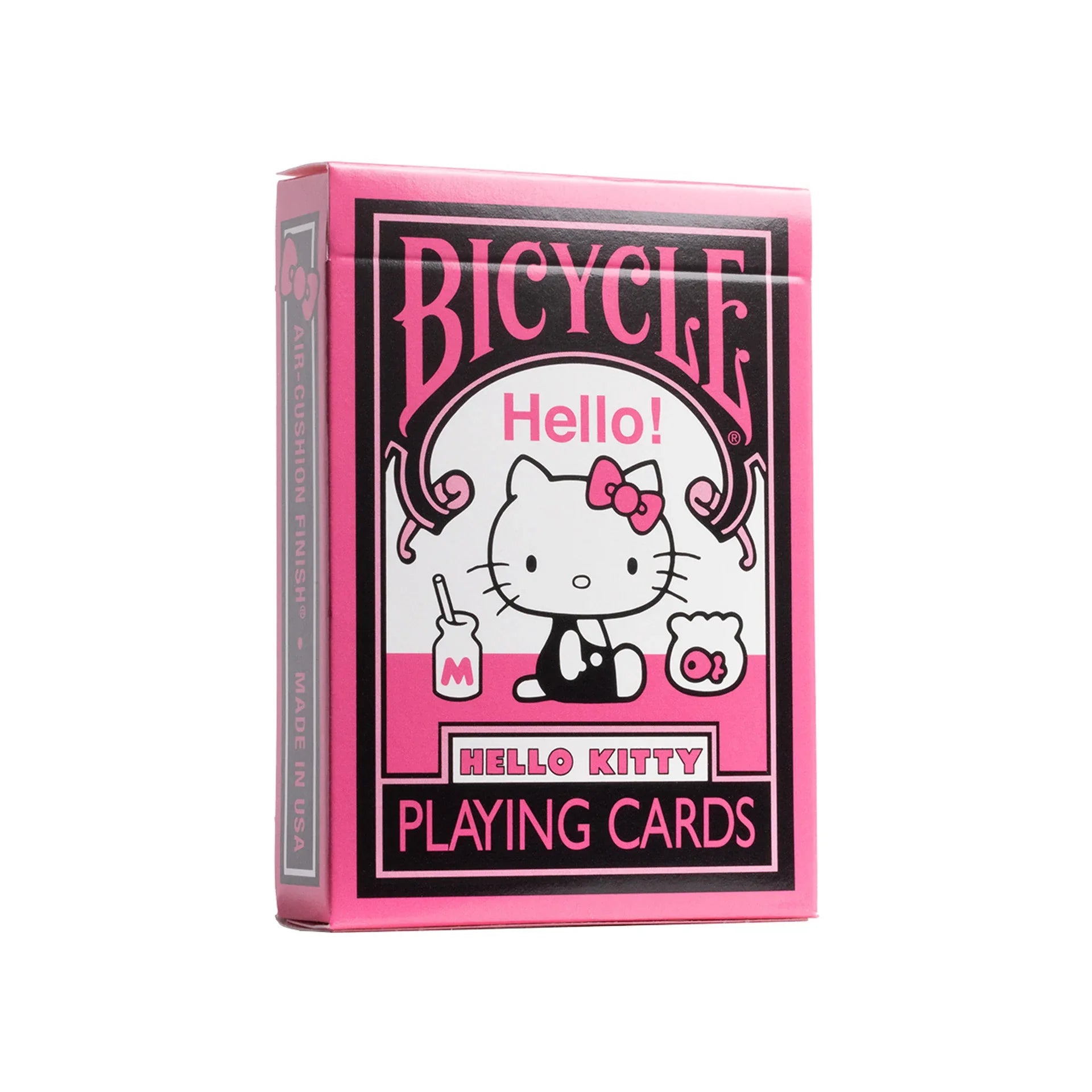 Bicycle Hello Kitty Black & Pink Playing Cards – Sanrio's Iconic Character ClassicDecks
