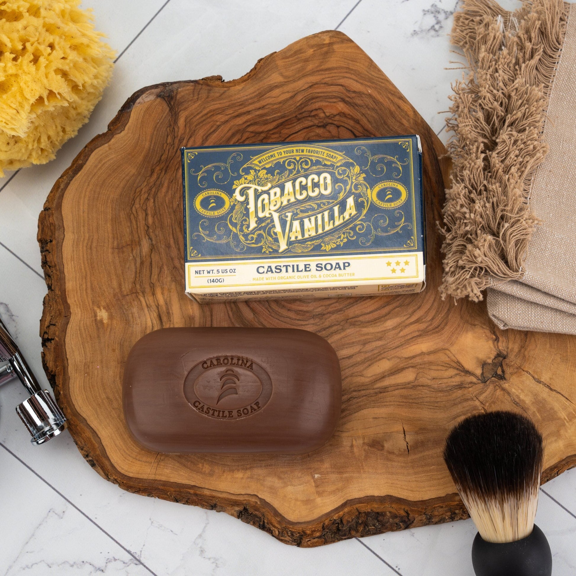 Castile Bar Soap - Tobacco Vanilla Carolina Castile Soap