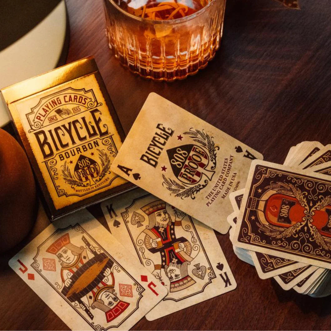 Bicycle Bourbon Playing Cards – 808 Proof Kentucky Classic ClassicDecks