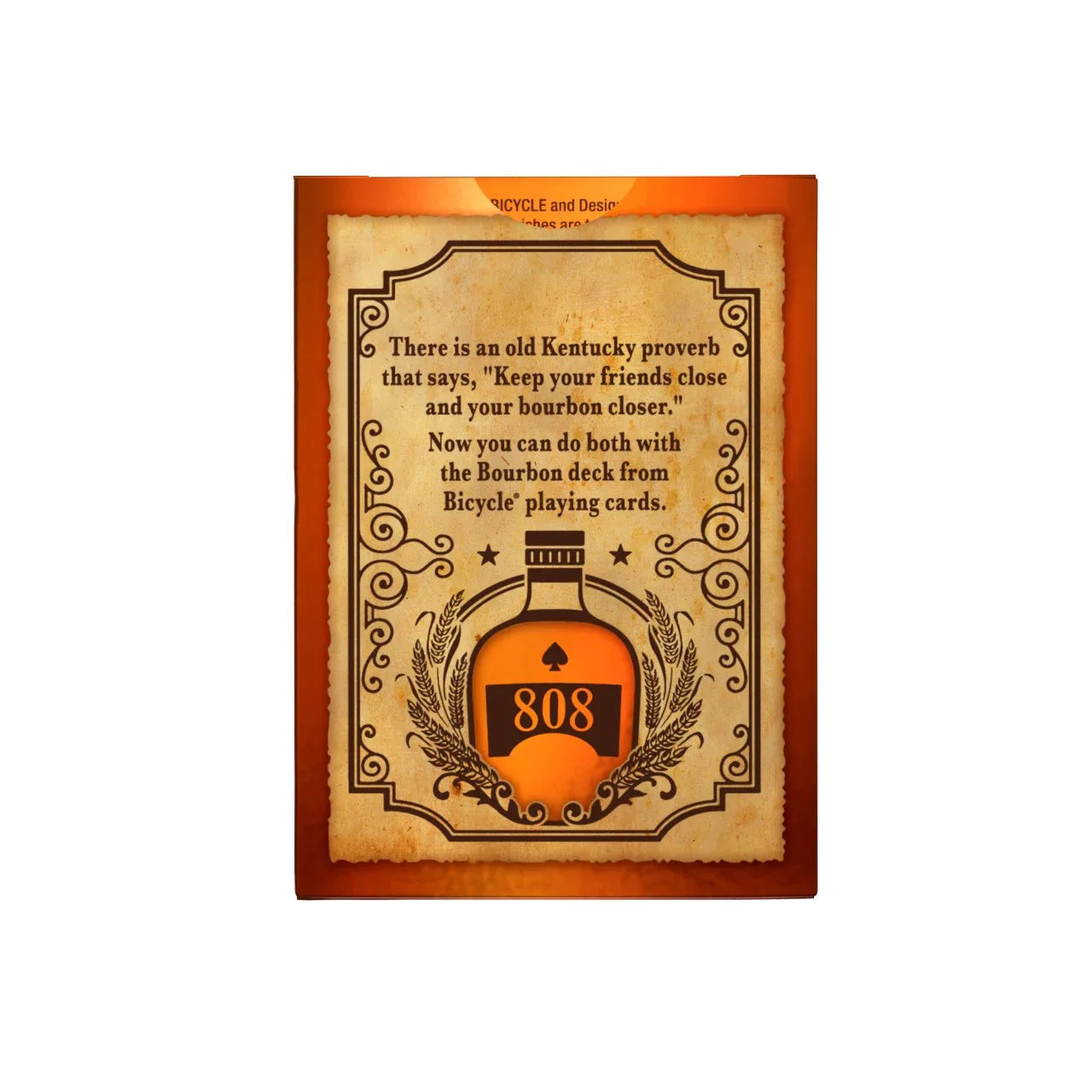 Bicycle Bourbon Playing Cards – 808 Proof Kentucky Classic ClassicDecks