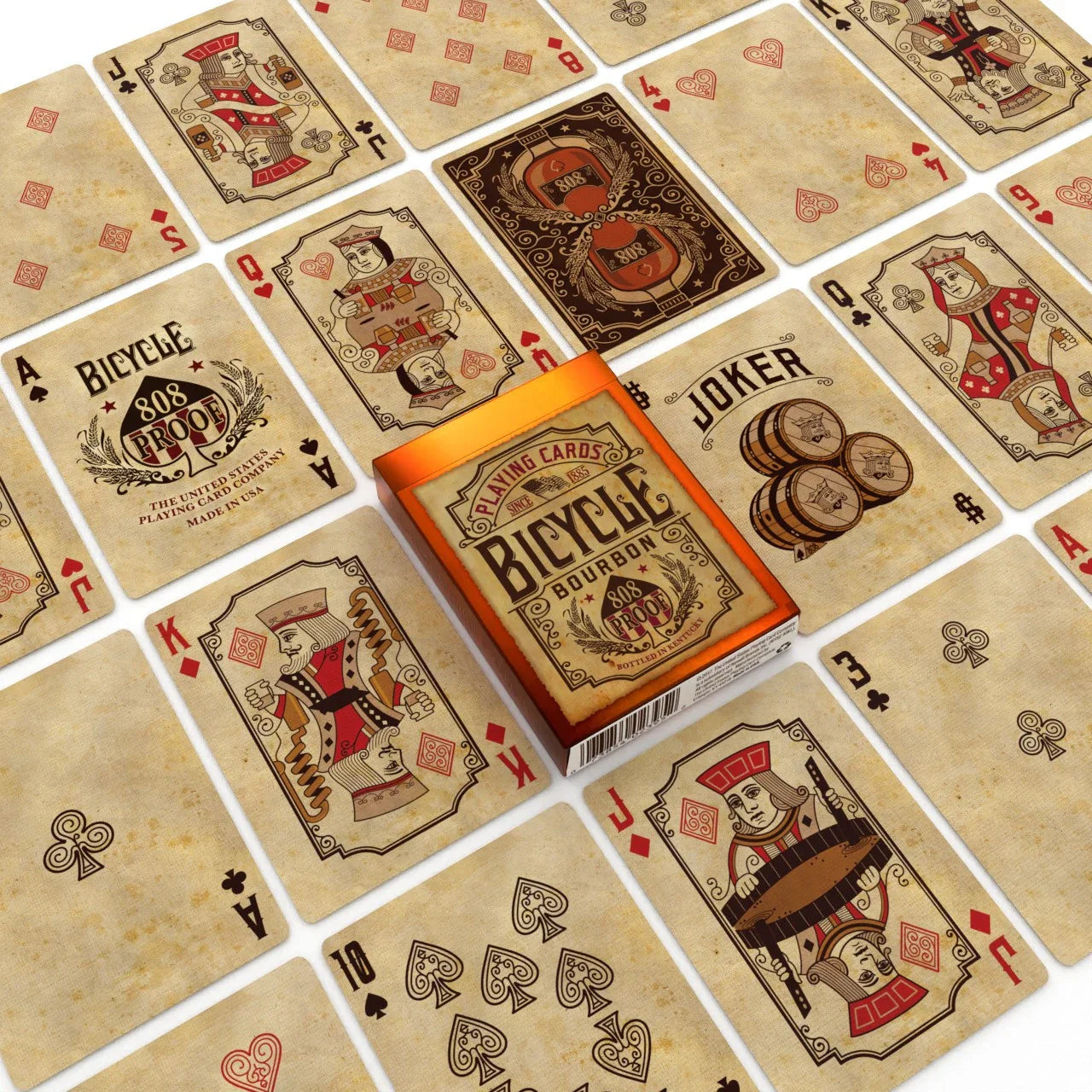 Bicycle Bourbon Playing Cards – 808 Proof Kentucky Classic ClassicDecks