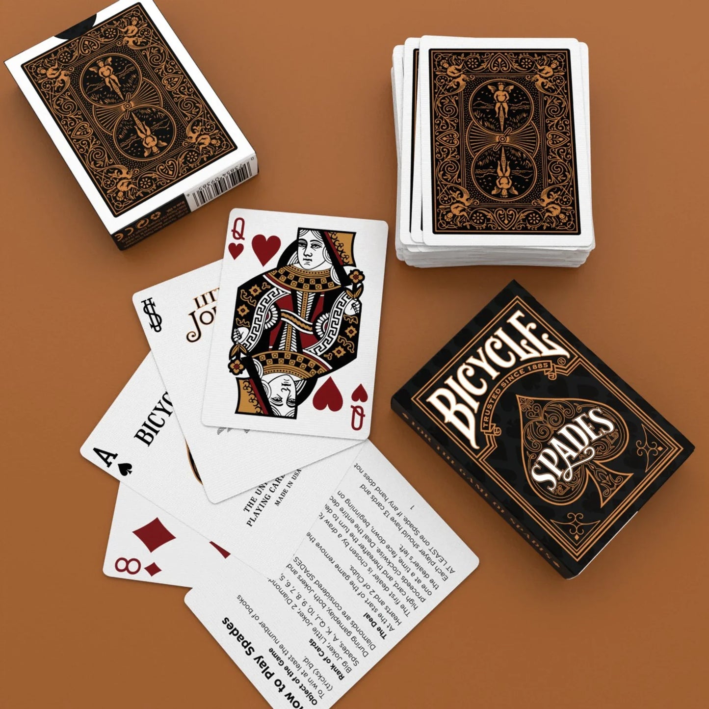 Bicycle Spades Playing Cards Deck – Classic Air-Cushion Finish ClassicDecks