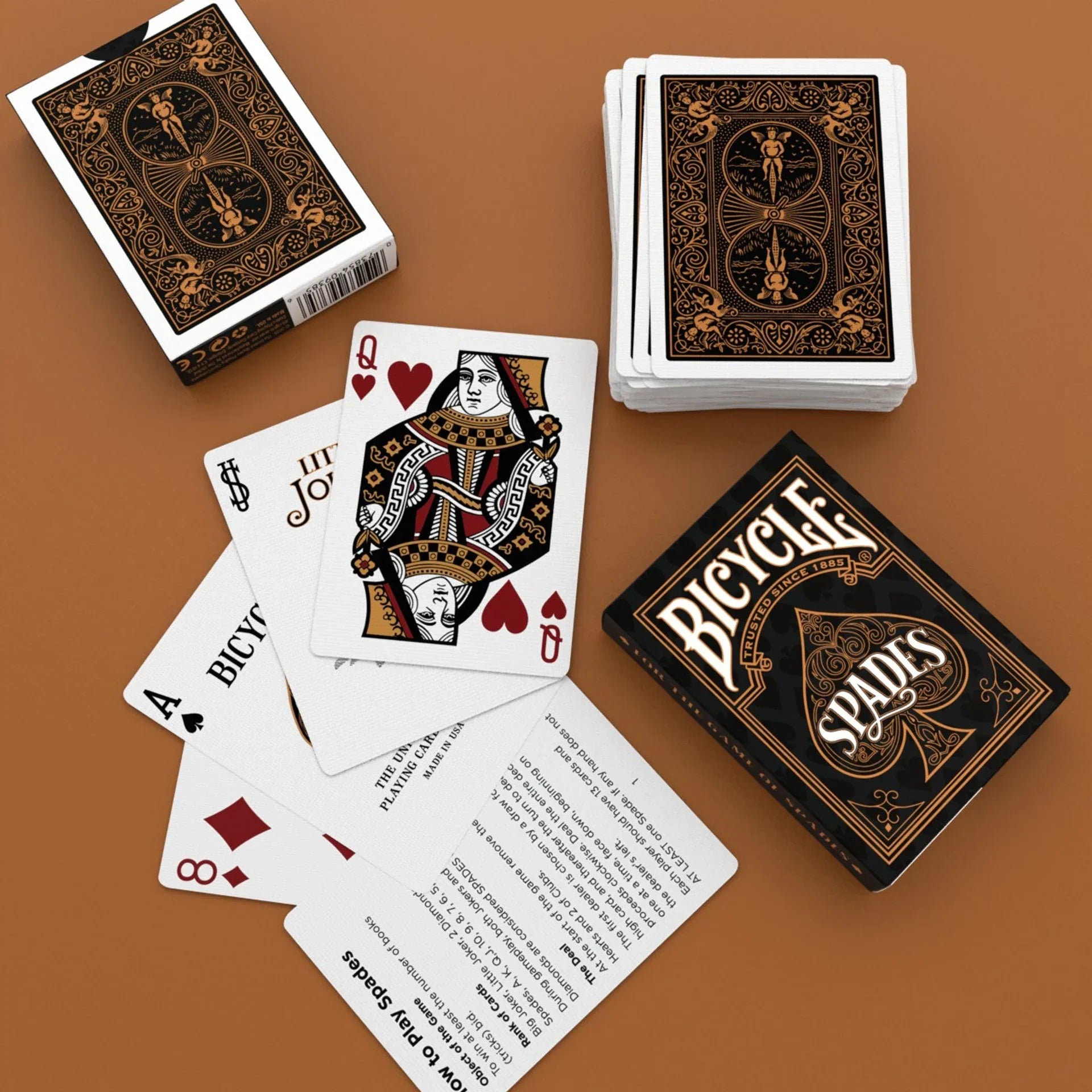 Bicycle Spades Playing Cards Deck – Classic Air-Cushion Finish ClassicDecks