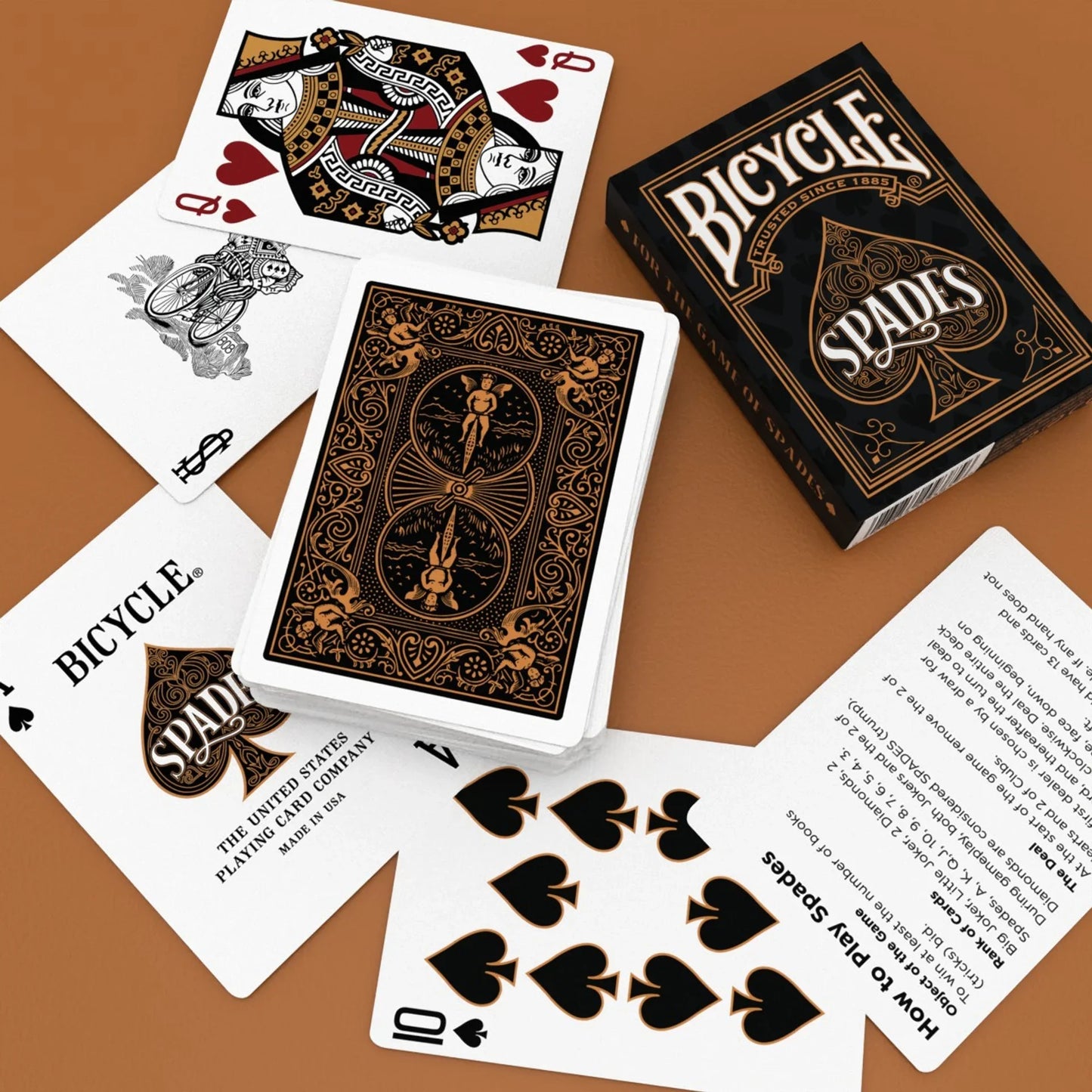 Bicycle Spades Playing Cards Deck – Classic Air-Cushion Finish ClassicDecks