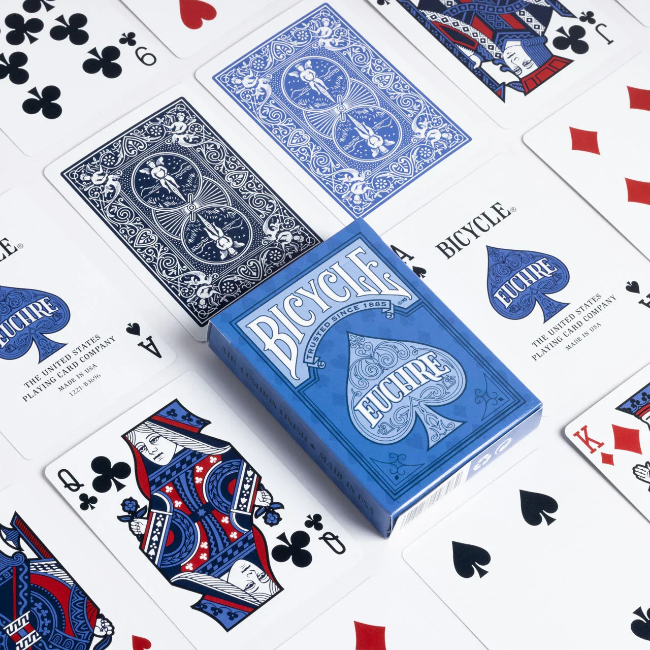 Bicycle Euchre Playing Cards – Blue Dual-Deck Set ClassicDecks