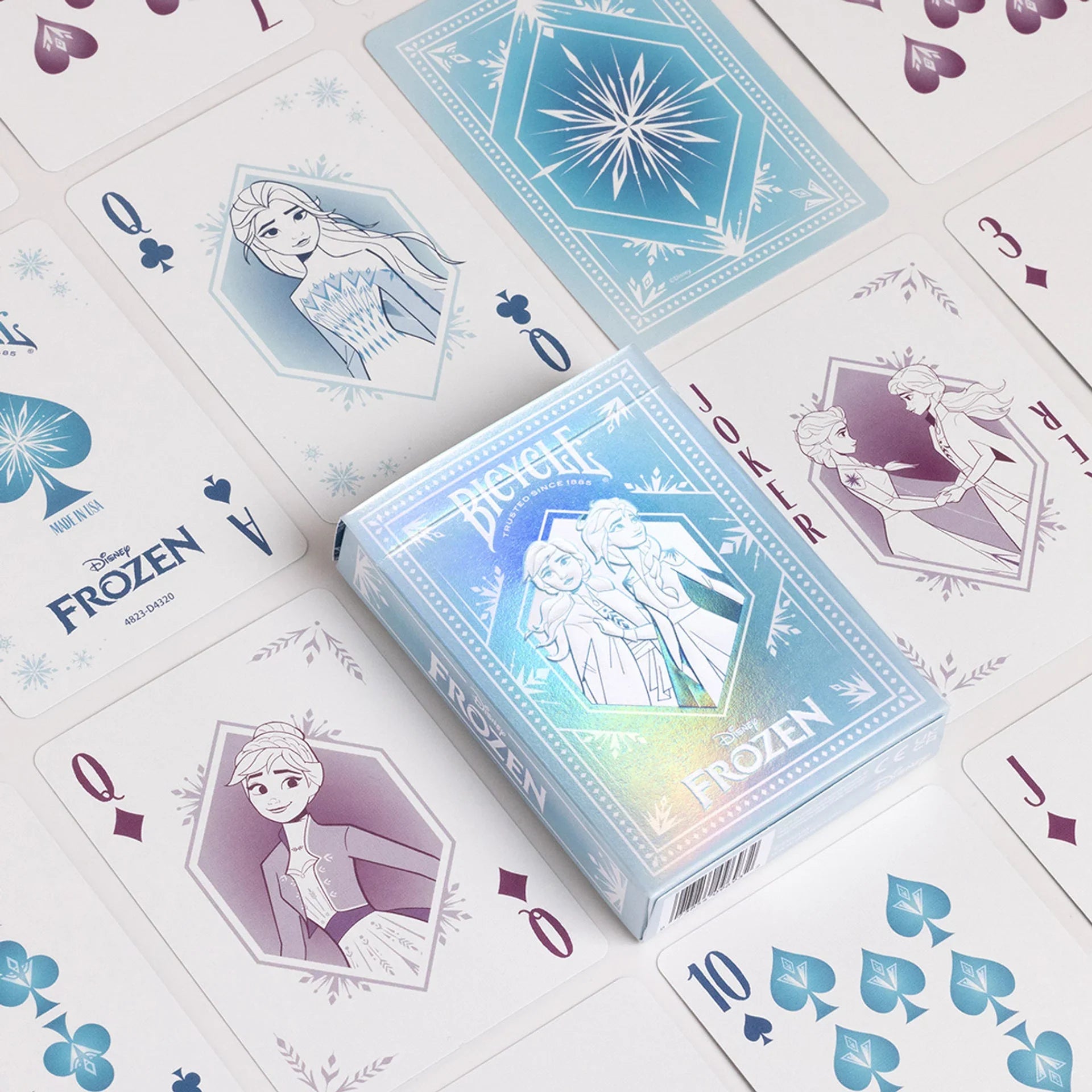 Bicycle Disney Frozen (Blue) – Half Brick (6 Decks) ClassicDecks