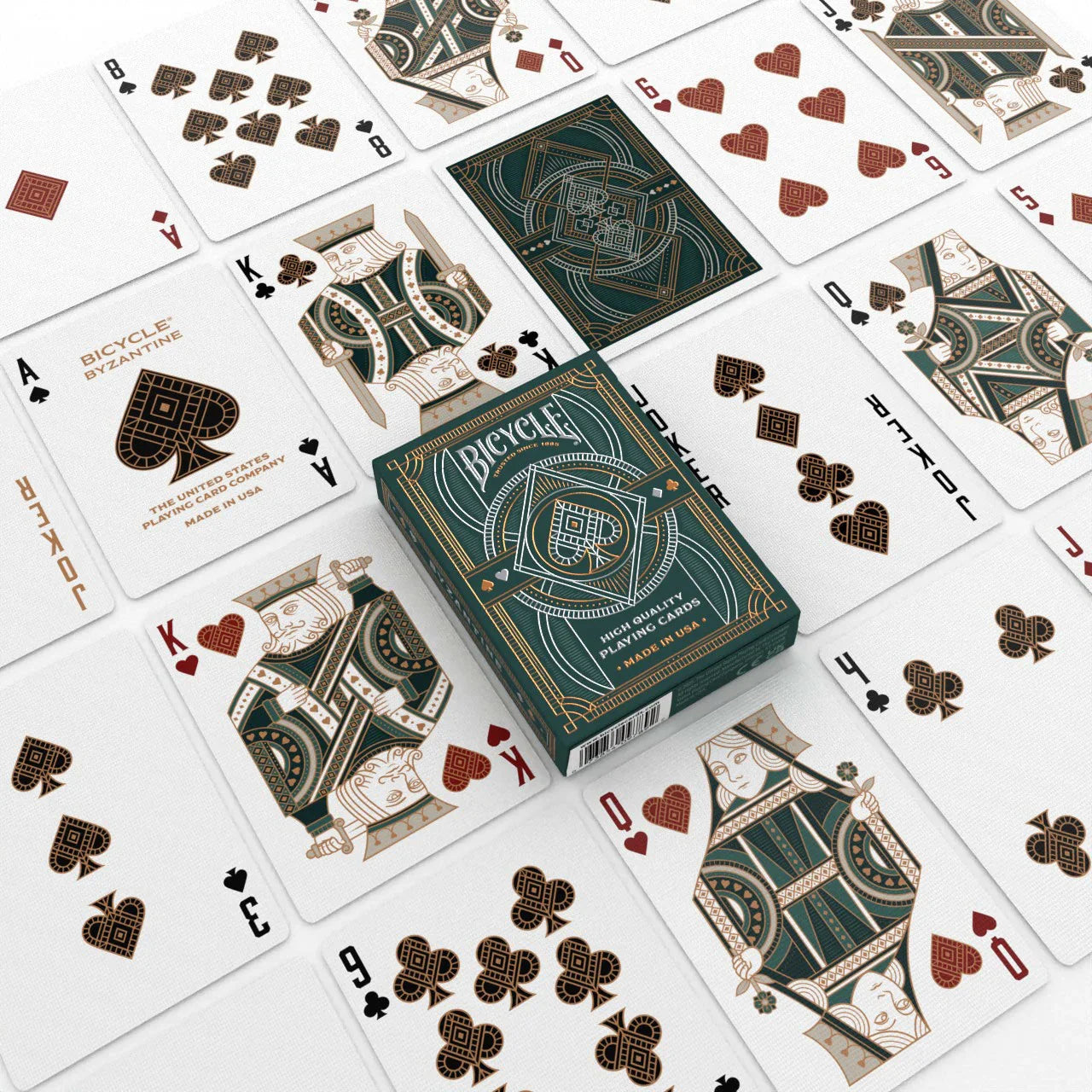 Bicycle Byzantine Playing Cards – Imperial Elegance Meets Modern Design ClassicDecks