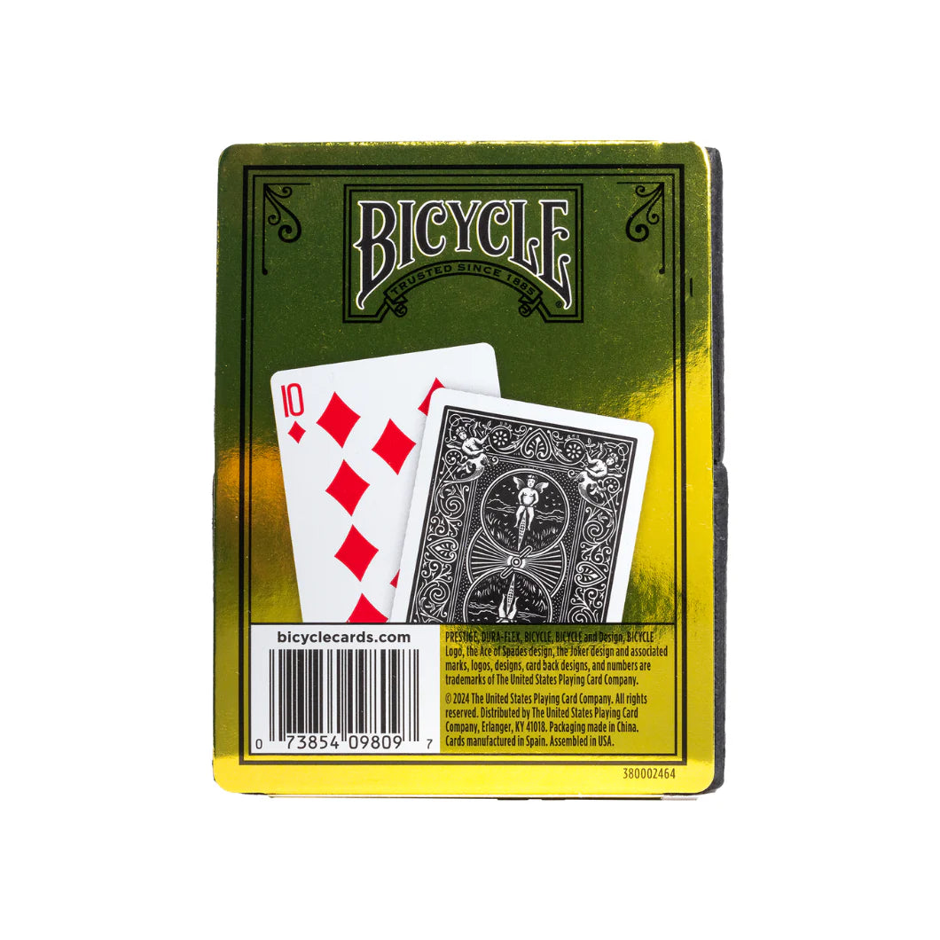 Bicycle Prestige Playing Cards – Black – 100% Plastic with Dura-Flex Technology ClassicDecks
