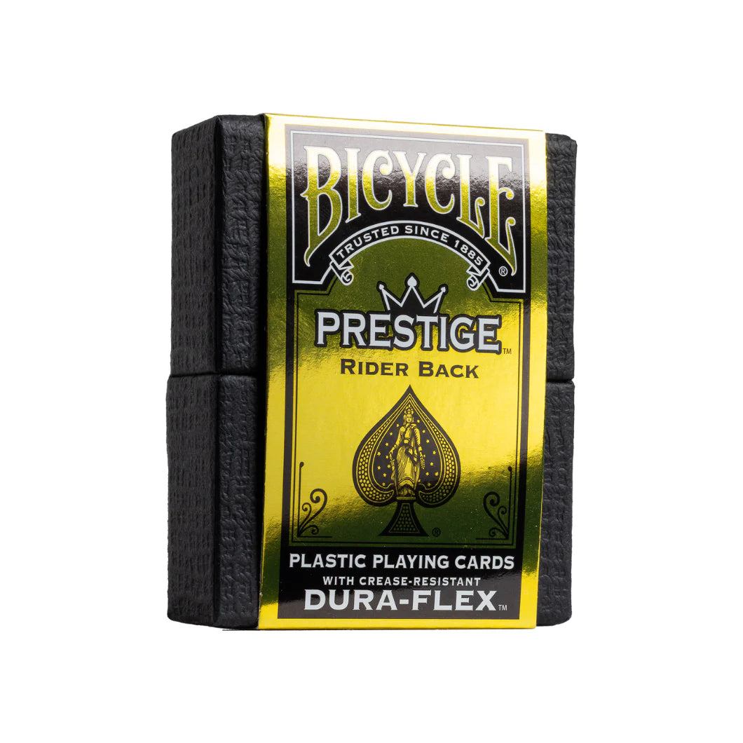 Bicycle Prestige Playing Cards – Black – 100% Plastic with Dura-Flex Technology ClassicDecks