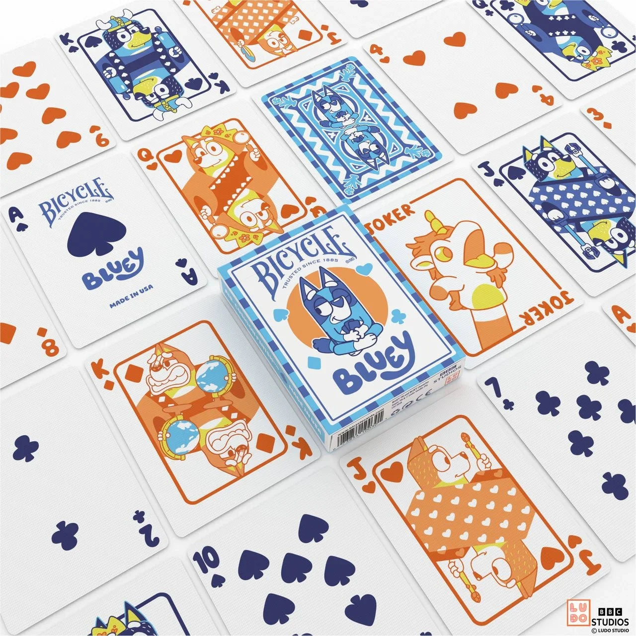 Bicycle Bluey Playing Cards – Wackadoo Fun for Real‑Life Game Night ClassicDecks
