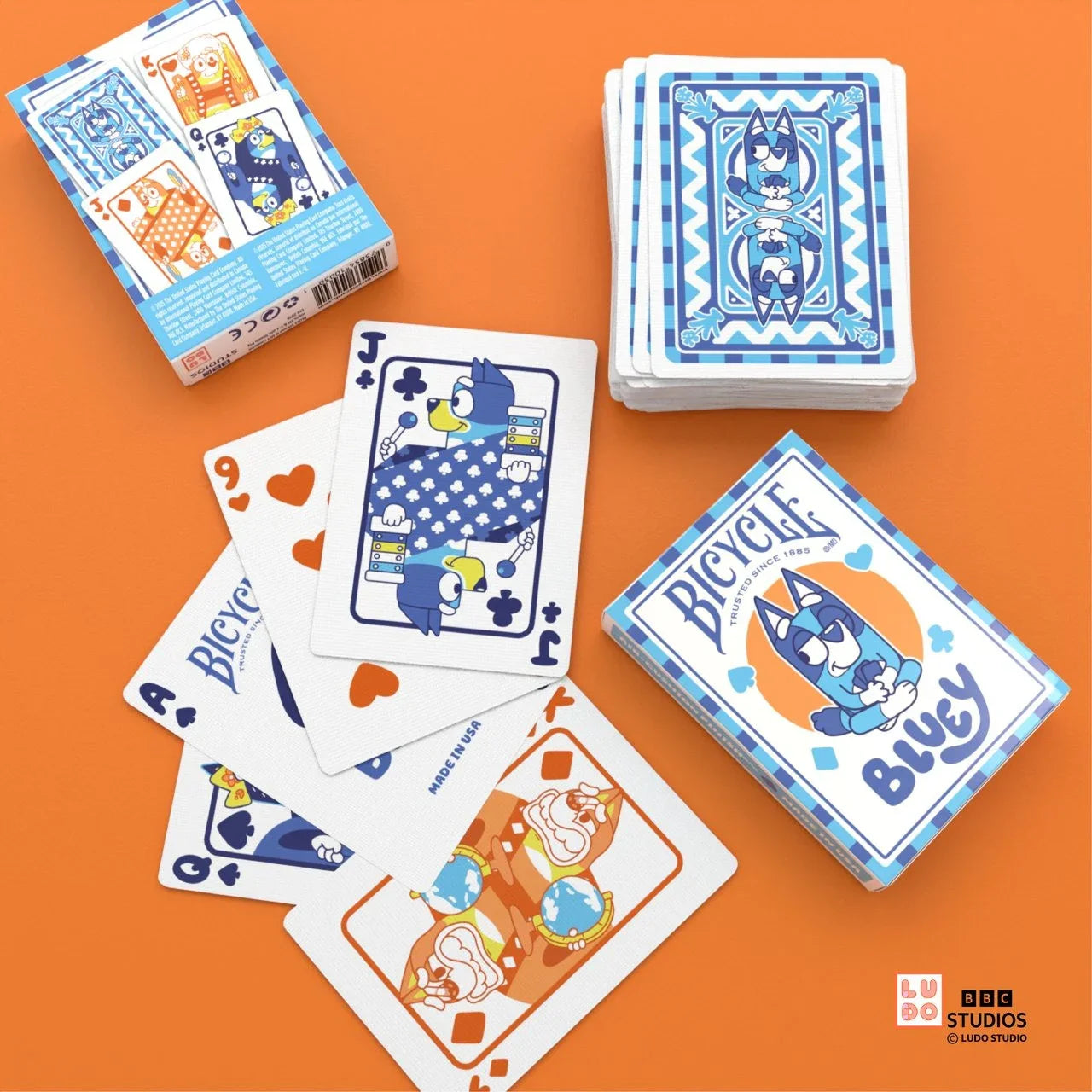 Bicycle Bluey Playing Cards – Wackadoo Fun for Real‑Life Game Night ClassicDecks