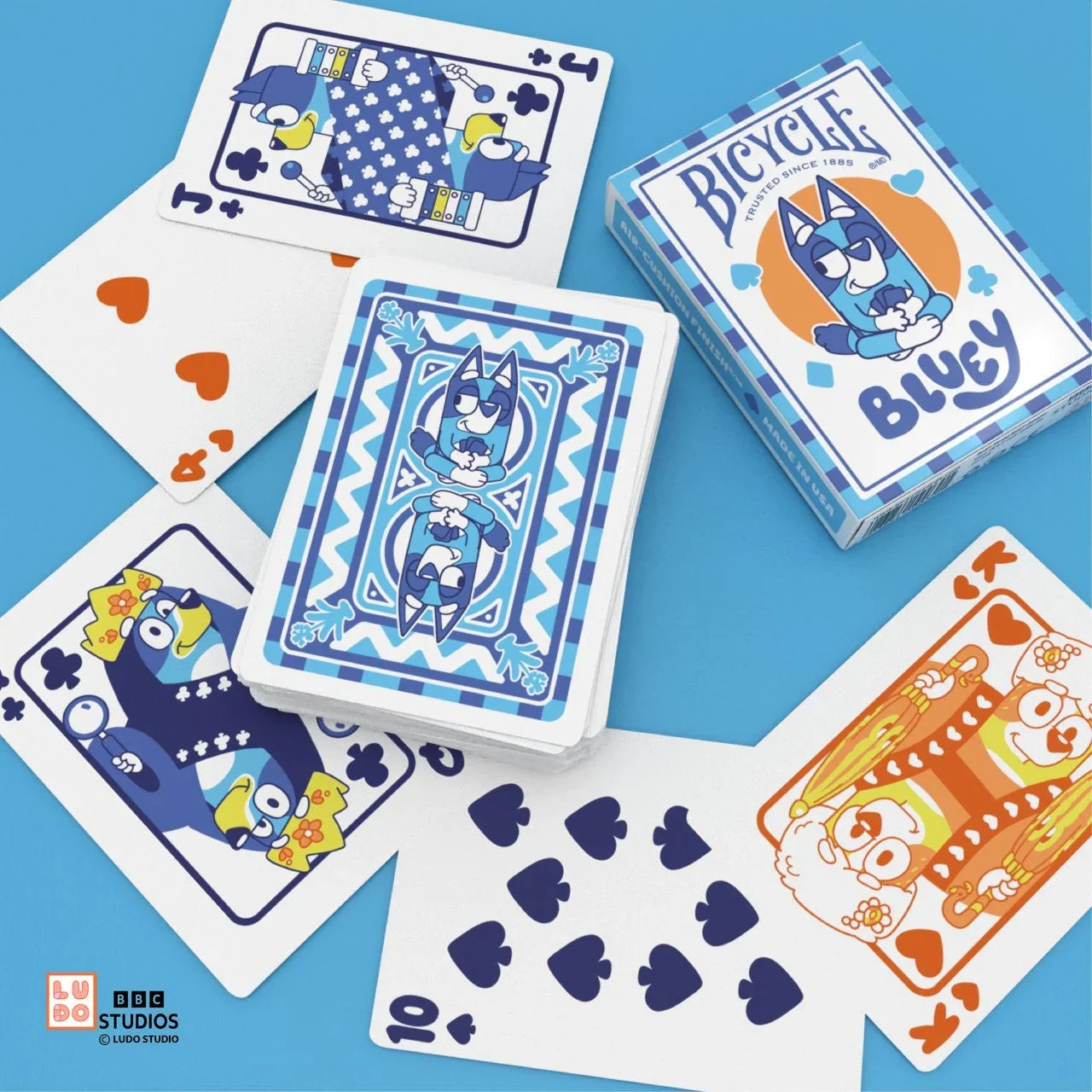 Bicycle Bluey Playing Cards – Wackadoo Fun for Real‑Life Game Night ClassicDecks