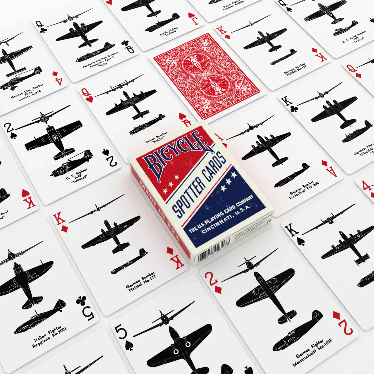 Bicycle Spotter Playing Cards – Red ClassicDecks
